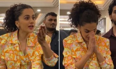 Paparazzi spoke to Taapsee Pannu in such a way that the actress got angry