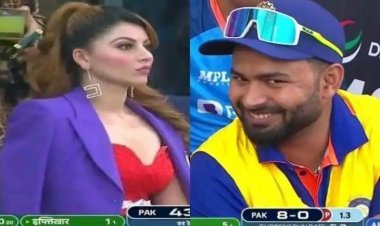 Actress Urvashi Rautela Arrived To Watch The Match, And Fans Said - 'That's Why Rishabh Pant Is Not Playing