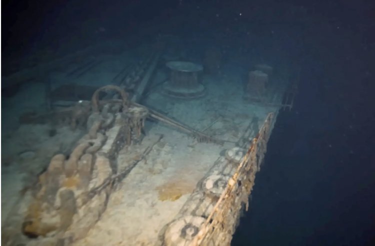 New pictures of the wreckage released 110 years after the Titanic crash