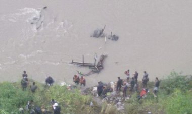 Passenger bus falls into river in Nepal, 16 killed and 24 injured