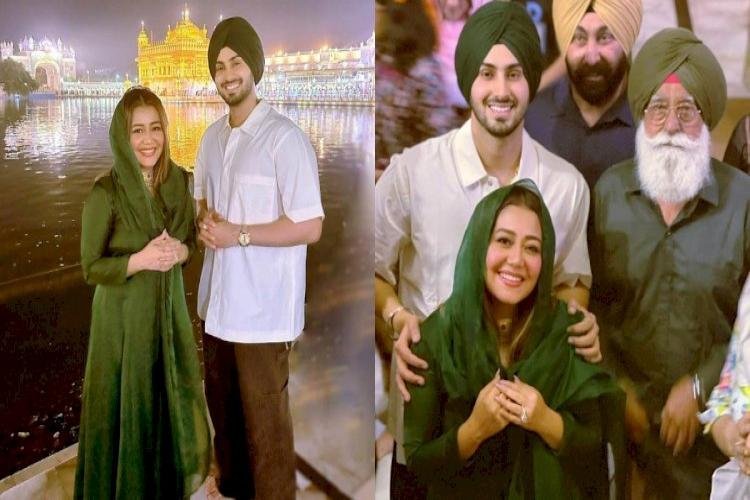Neha Kakkar Photos: Neha Kakkar Arrived To Visit Golden Temple With Husband Rohanpreet, Pictures Surfaced
