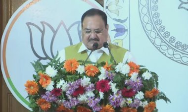 BJP's manifesto released, made 11 promises, eight lakh jobs, Him Startup Scheme and Uniform Civil Code included