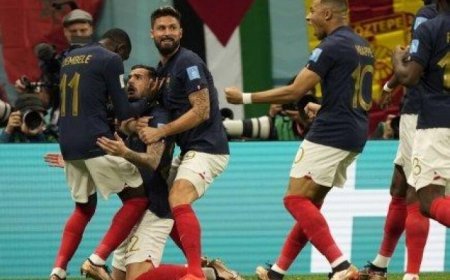 France reached the final for the second time in a row, defeating Morocco 2-0 in the semi-finals