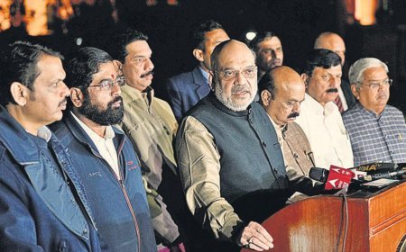 Home Minister Amit Shah said – Maharashtra and Karnataka will form a joint ministerial team to resolve the border dispute