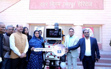 Jaipur Nagar Nigam Heritage revolutionising sanitation, using advanced Bandicoot Robotic Technology