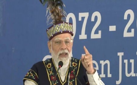 PM Modi said in Meghalaya, 'Construction is being done on the border due to Danke injury'