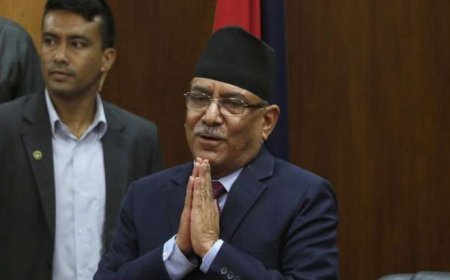 Pushpa Kamal Dahal becomes the new Prime Minister of Nepal, swearing in tomorrow at 4 pm