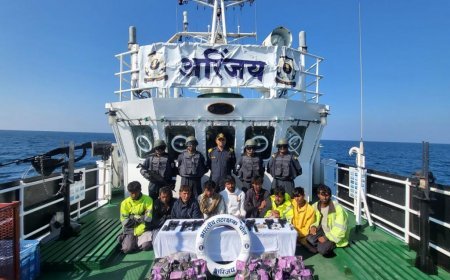 ICG arrests 10 Pakistani nationals with huge arms, ammunition