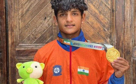 Gold Medallist Athlete Avinash Kumar Bharti wins the hearts of millions and receives respect & honor from his native place!