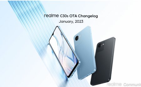 realme C30s receive a new OTA Changelog update for January 2023