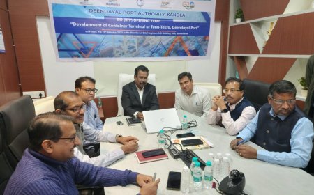 Contract awarded to Hindustan Infralog Pvt. Ltd. (with DP World) for mega container handling under PPP mode at Deendayal Port at Tuna Tekra, Kandla 