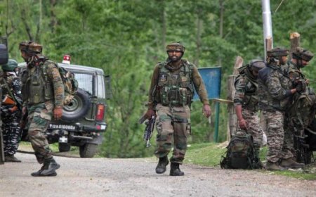 Encounter continues between terrorists and security forces in Jammu and Kashmir's Awantipora, one terrorist killed