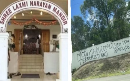 Khalistan supporters in Australia now broke Shri Lakshmi Narayan temple