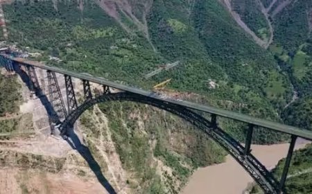 J&K to soon open the world's tallest railway bridge, Morning Brief reports.