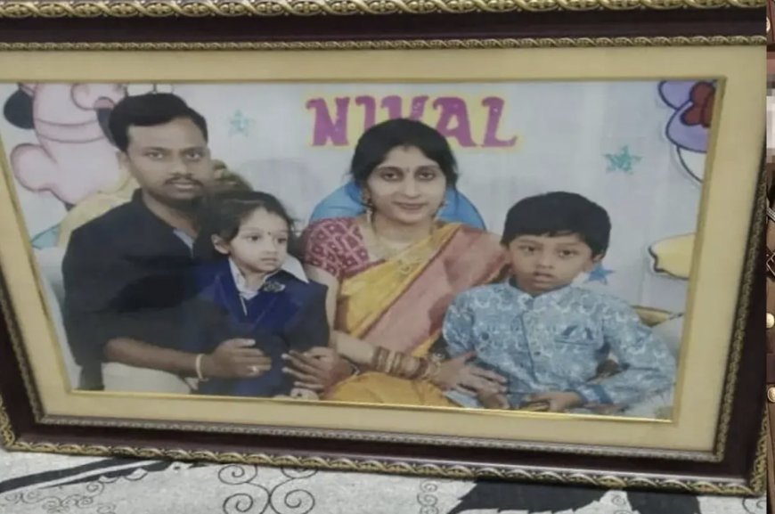 Four dead bodies were found in a house in Hyderabad, upset parents along with children ate poison