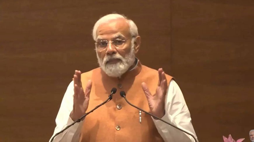 PM Modi lashed out at the opposition by inaugurating BJP's residential complex, 'save corruption campaign'