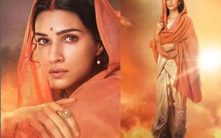Kriti Sanon's divine form of Mother Sita revealed in the poster of 'Adipurush'