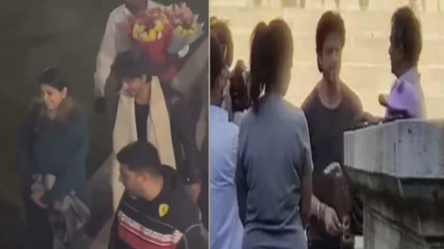 Shahrukh reached Kashmir for the shooting of Dunki, fans went crazy after seeing King Khan in the viral video