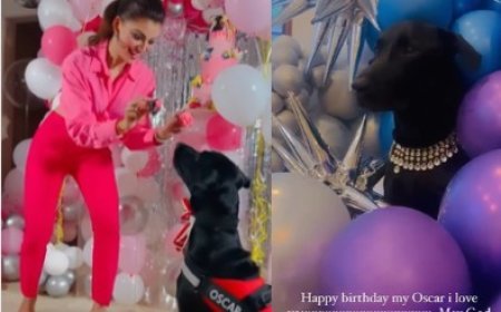 Urvashi Rautela Showers All Love For Her Dog OSCAR On His Birthday