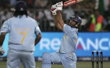 Durban ground was shaken by Yuvraj Singh's batting, 6 sixes were hit in 6 balls, Fifty was hit in 12 balls