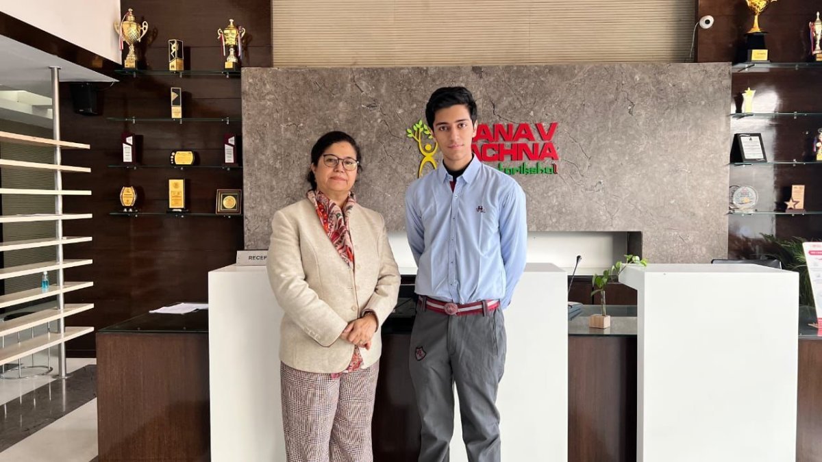 Manav Rachna International School, Charmwood's Kanav Saluja attains ALL INDIA RANK 2 in AILET 2024