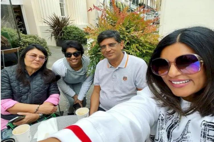 Sushmita Sen Went On A Coffee Date With Her Mother, Users Asked- Where Is Lalit Modi?