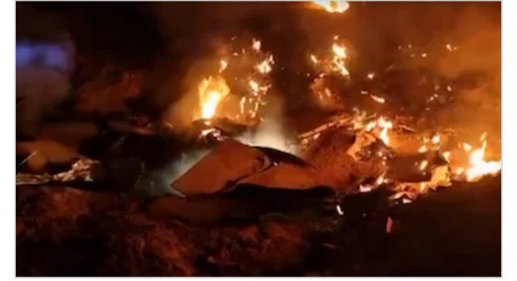 MiG-21 crashes in Rajasthan, both pilots martyred, debris scattered for half a kilometer