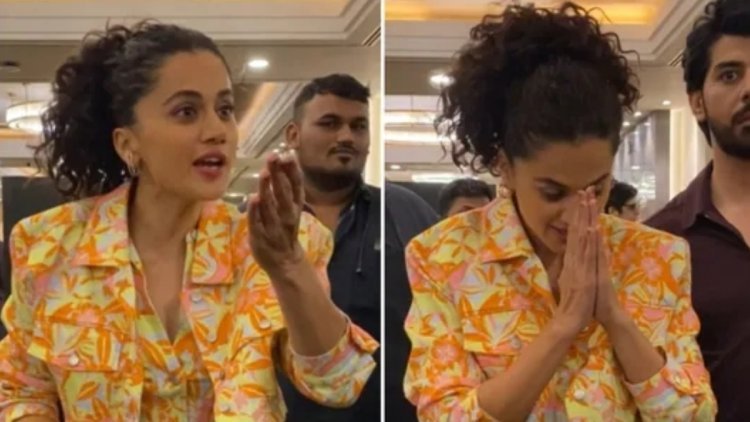 Paparazzi spoke to Taapsee Pannu in such a way that the actress got angry