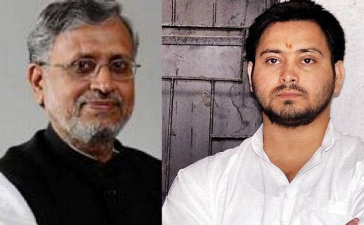 Politics intensified, Tejashwi Yadav and Sushil Modi face to face on lathi charge on teacher candidates