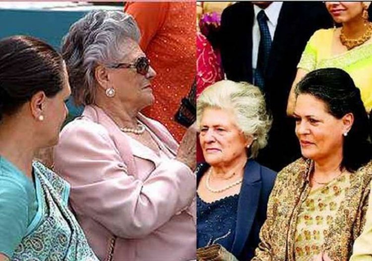 Sonia Gandhi's mother died on Saturday, last rites took place on August 30