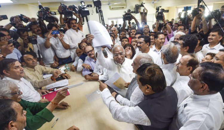 Congress President nomination process completed, Mallikarjun Kharge, Shashi Tharoor and KN Tripathi in fray