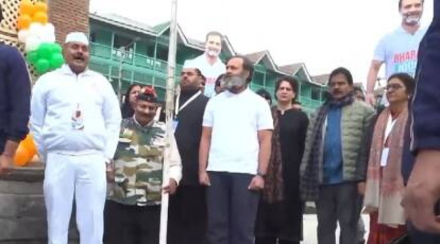 Bharat Jodo Yatra: Rahul Gandhi hoisted the tricolor at Lal Chowk in Srinagar, know what is PM Modi's connection?