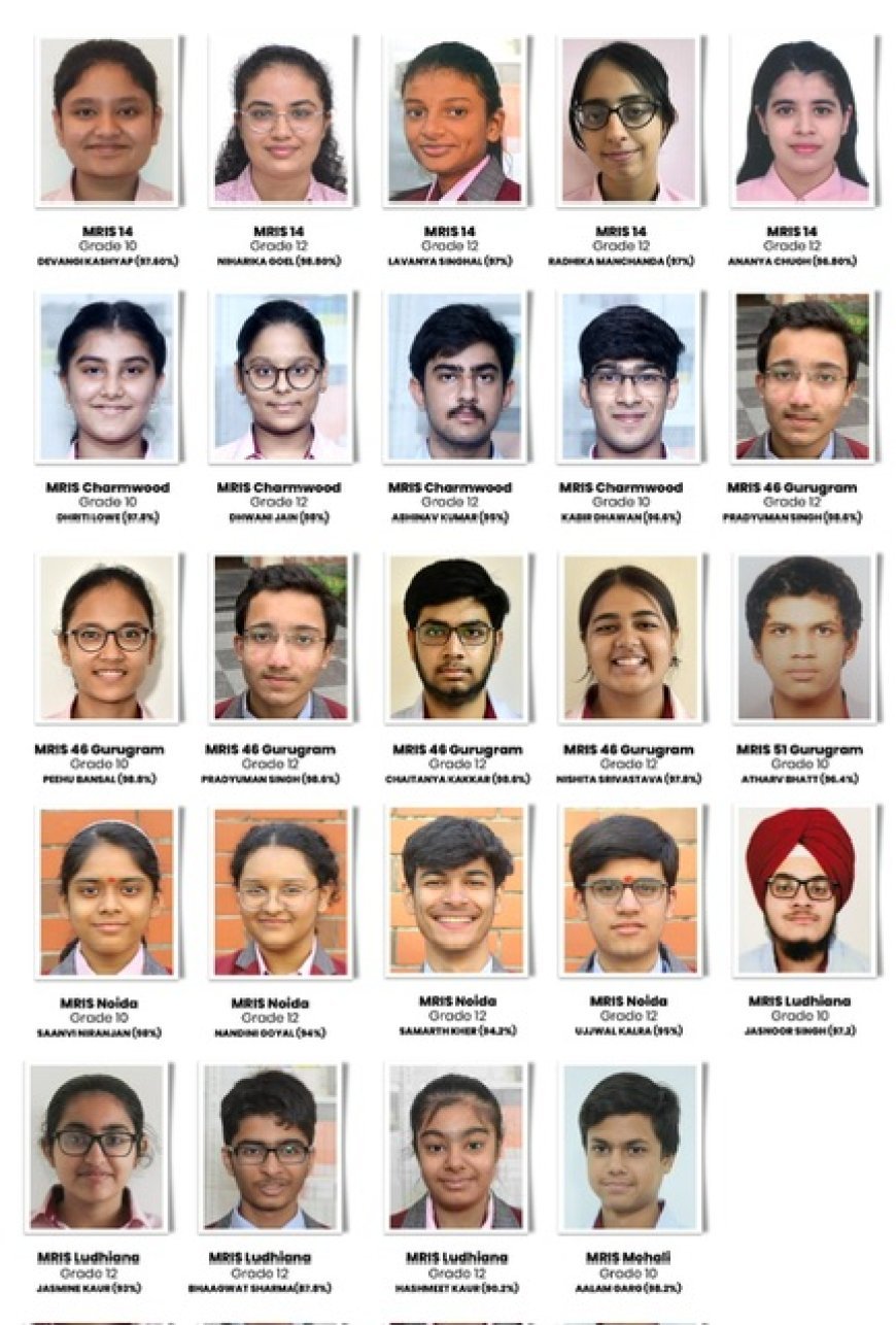 Students of Manav Rachna International Schools shine with brilliance - Secure remarkable results in CBSE 10th & 12th Board Examination