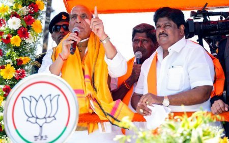 "भारत गठबंधन टिकाऊ नहीं है..." राजनाथ सिंह ने तमिलनाडु में कांग्रेस, डीएमके की आलोचना की