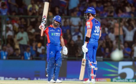 दिल्ली में गरजा पंत और अक्षर का बल्ला, गुजरात के सामने 225 का लक्ष्य