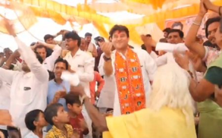 अलग अंदाज में नजर आए ज्योतिरादित्य सिंधिया, चुनाव प्रचार के बीच डांस करने का वीडियो वायरल