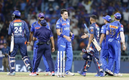 IPL 2024 : लखनऊ सुपर जायंट्स ने मुंबई इंडियंस को 4 विकेट से हराया, स्टोइनिस का शानदार प्रदर्शन किया