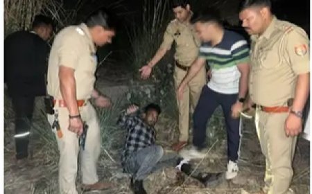 मुजफ्फरनगर में पुलिस और बदमाशों के बीच मुठभेड़, दो गिरफ्तार