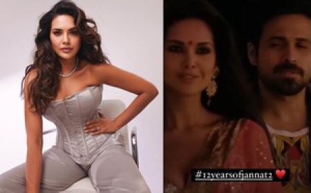 ईशा गुप्ता ने फिल्म 'जन्नत 2' के 12 साल पूरे होने का मनाया जश्न