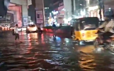 तेलंगाना के कुछ हिस्सों में भारी बारिश से 4 लोगों की मौत