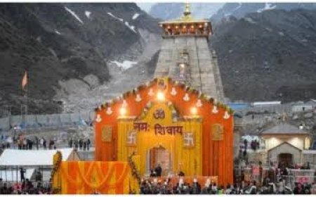 केदारनाथ धाम के कपाट खुलने पर उमड़ी श्रद्धालुओं की भारी भीड़