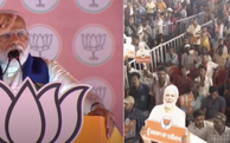 कटक की रैली में लोगों का नरेंद्र मोदी के लिए दिखा प्रेम, मंच से भावुक हुए प्रधानमंत्री