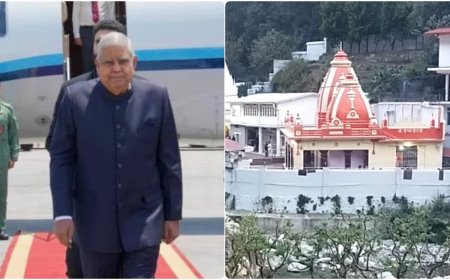 कैंची धाम दर्शन के लिए पहुंच रहे हैं भारत के उपराष्ट्रपति जगदीप धनखड़