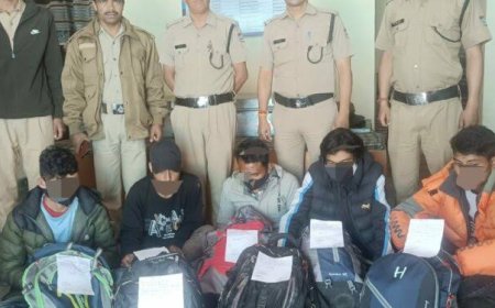 शराब तस्करी करते 08 नेपालियों को रूद्रप्रयाग पुलिस ने किया गिरफ्तार