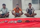 सुकमा में पुलिस को बड़ी सफलता: तीन नक्सली गिरफ्तार, भारी मात्रा में विस्फोटक सामग्री बरामद