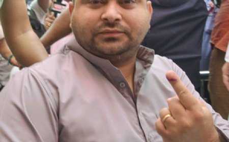 बिहार में राज्यपाल राजेन्द्र विश्वनाथ, तेजस्वी, मांझी सहित कई दिग्गजों ने डाला वोट