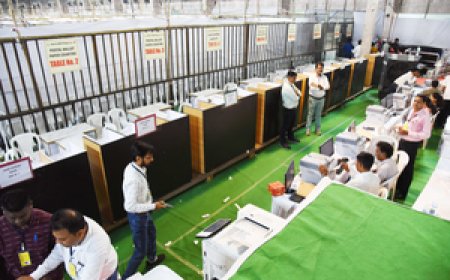 महाराष्ट्र की 48 लोकसभा सीटों के लिए वोटों की गिनती शुरू