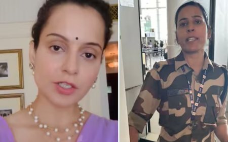 चंडीगढ़ एयरपोर्ट पर  Kangana Ranaut के साथ बदसलूकी, CISF की महिला कॉन्स्टेबल ने मारा थप्पड़