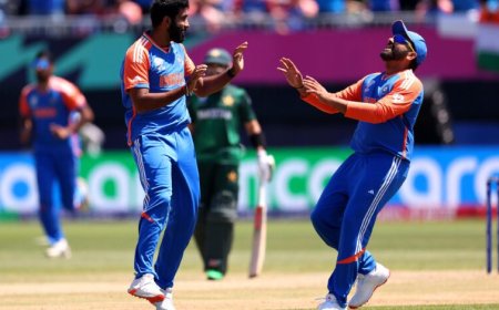 T20 World Cup 2024 : भारत ने रोमांचक मुकाबले में पाकिस्तान को हराया