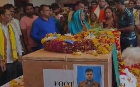 जम्मू-कश्मीर में शहीद हुए छिंदवाड़ा के जवान को दी गई अंतिम विदाई